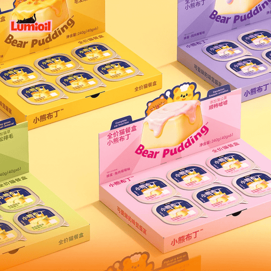 THE CAT'S TRAVEL Bear Pudding Wet Cat Food 40g*6