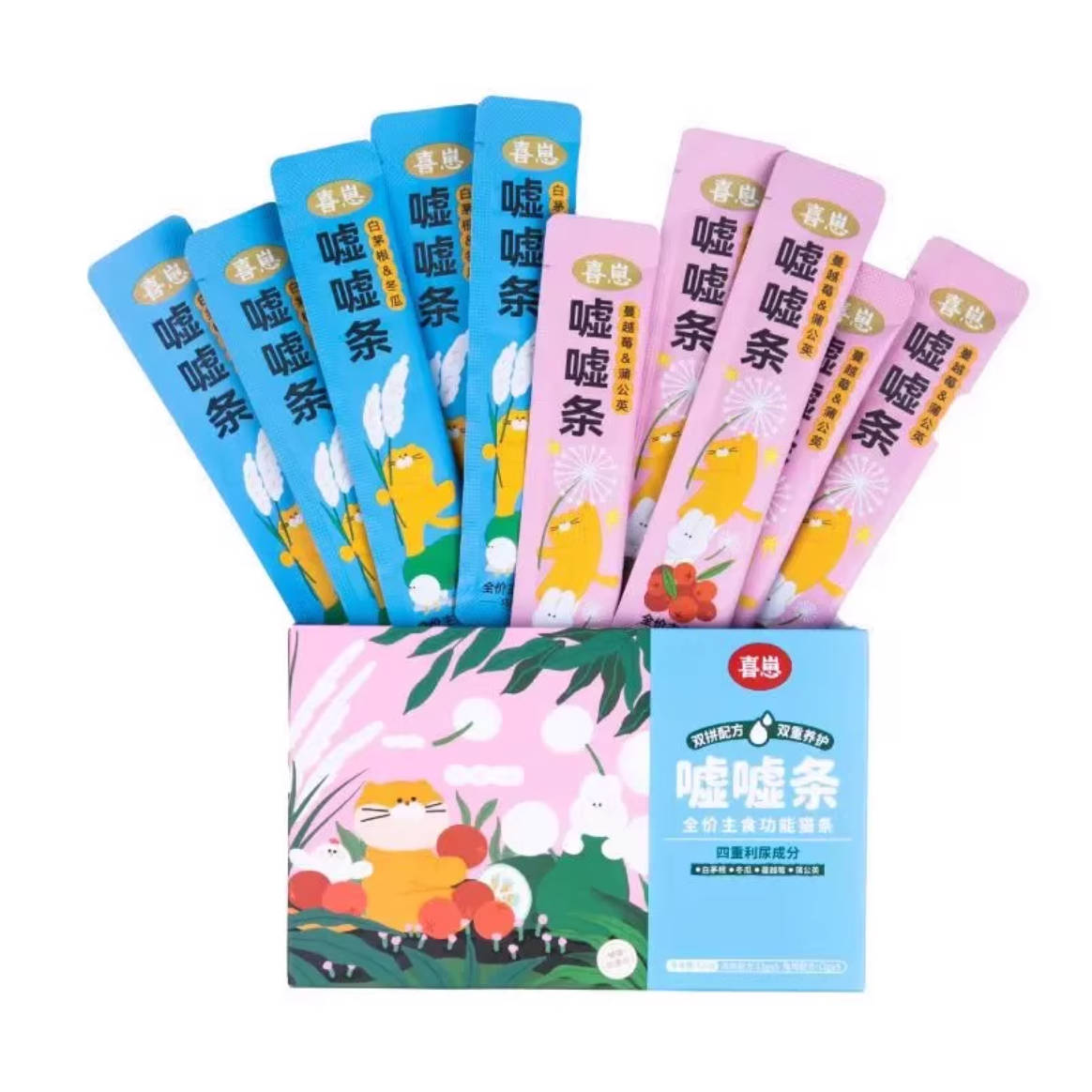 XiZai喜崽双拼主食猫条12g*12/盒