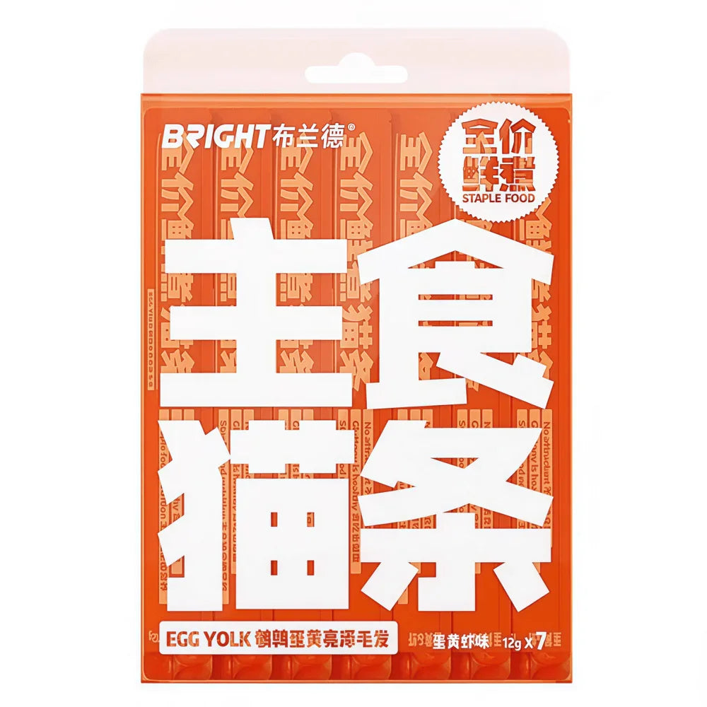 BRIGHT Fresh-Cooked Functional Staple Wet Cat Treats 12g*7