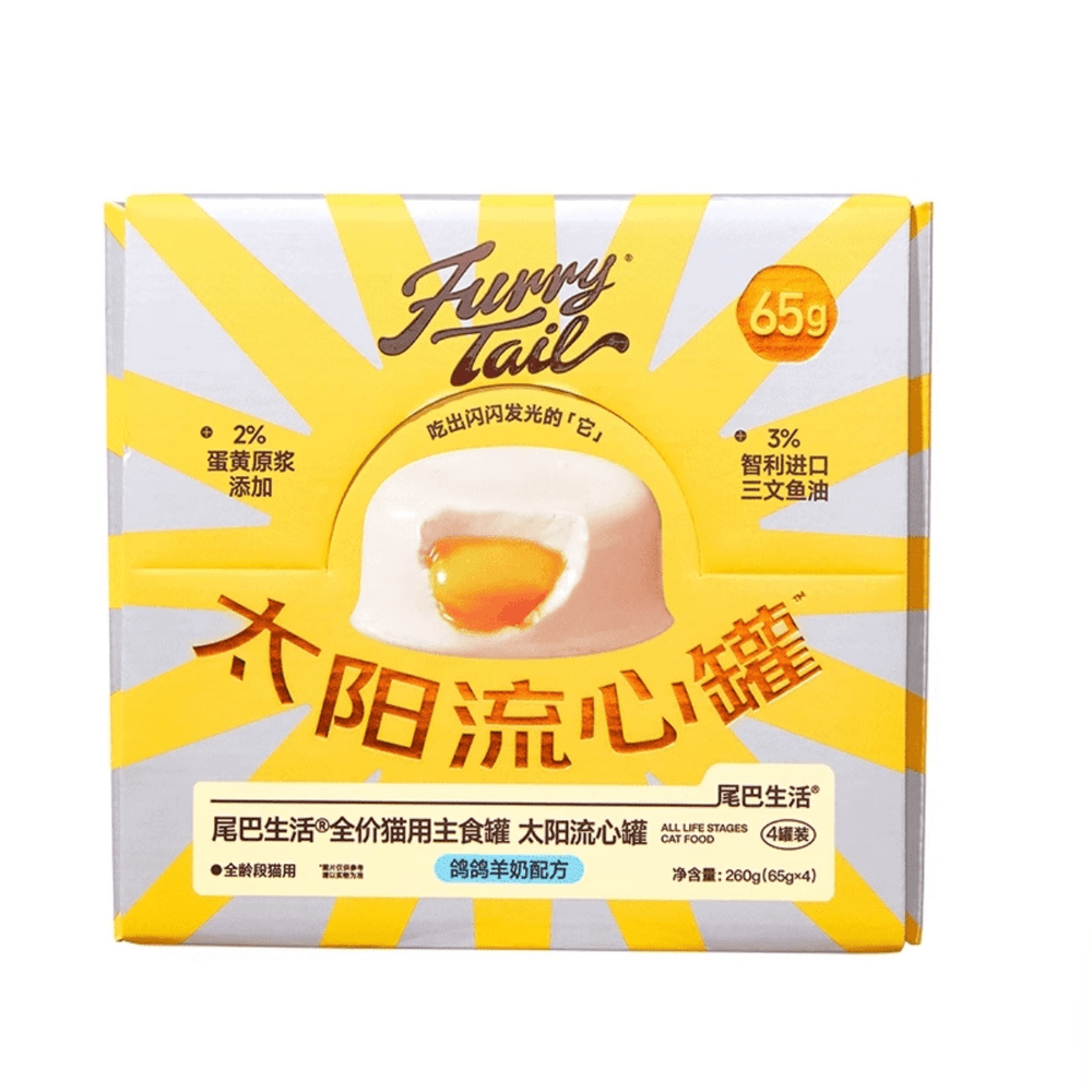 FURRYTAIL Solar Flowing Core Fish Oil Wet Cat Food 65g*4