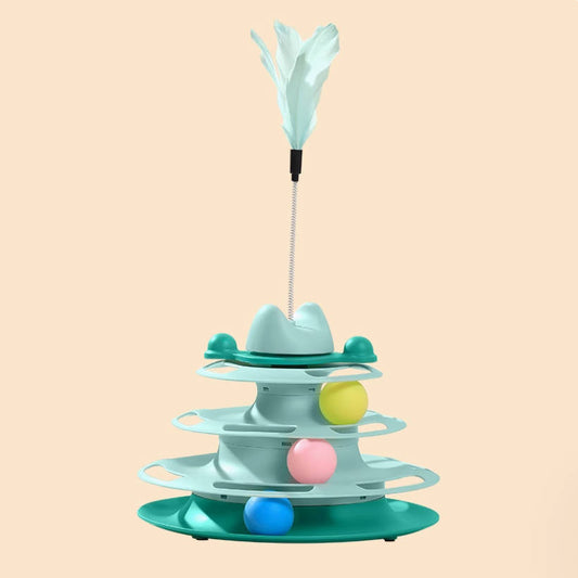 猫玩具自嗨解闷转盘球