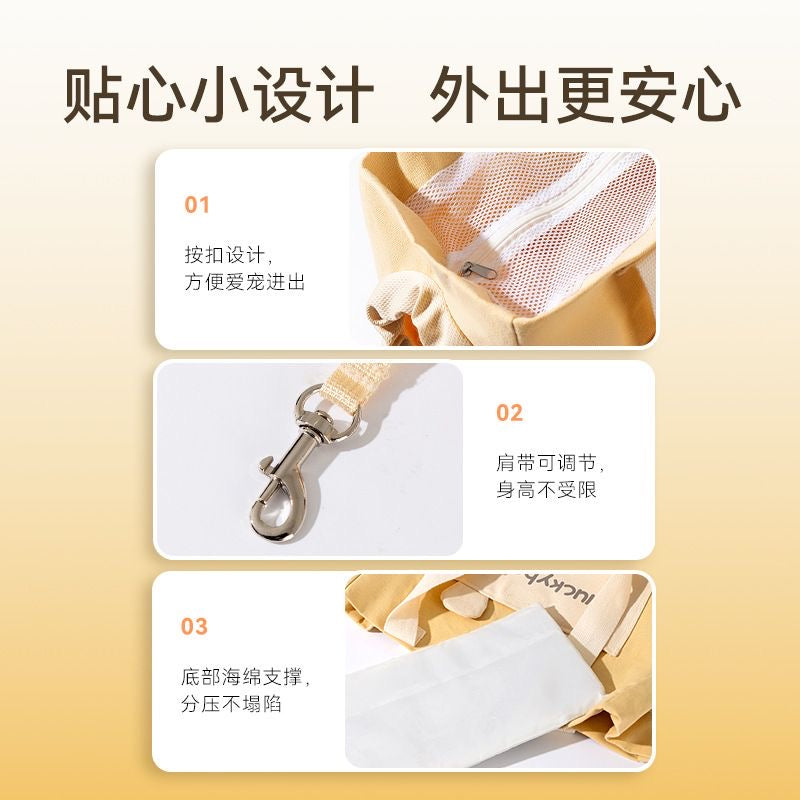 猫咪外出背包、露头萌萌背包、可容纳18斤以内猫咪