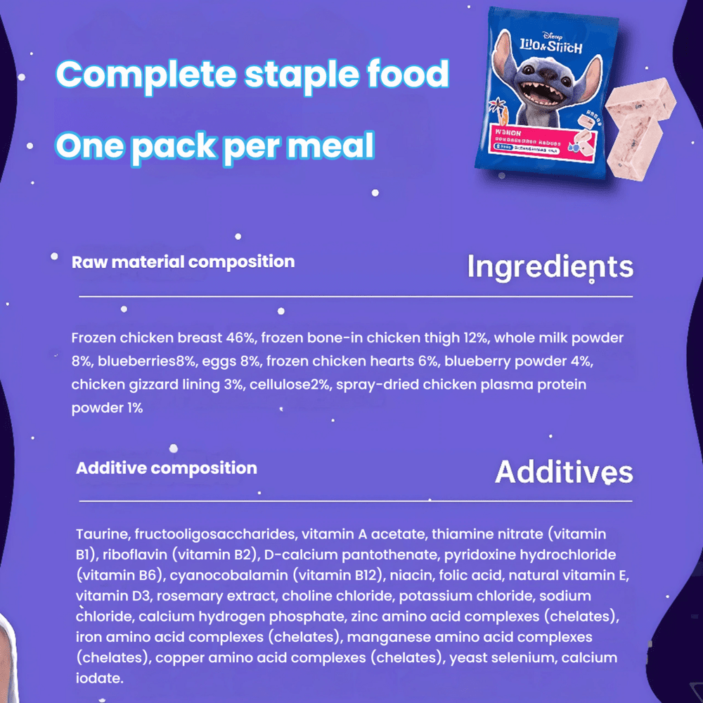 Alfie&Buddy Stitch Blueberry Bites Cat Freeze-Dried 7g*15