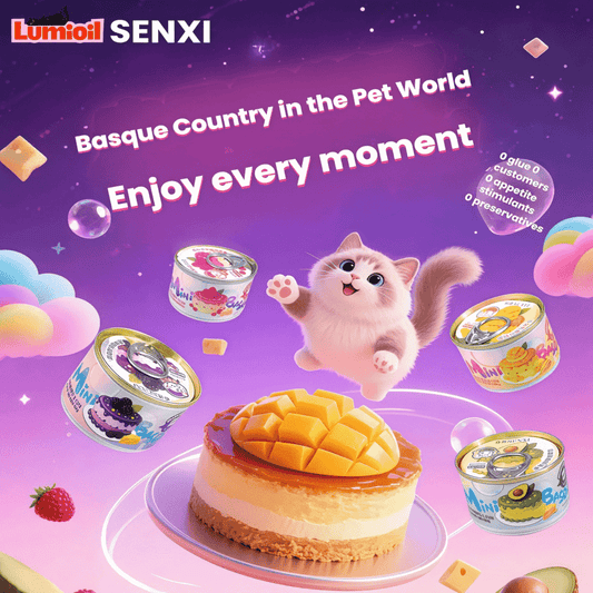 SENXI Mini Double-Layer Basque Cake Wet Cat Food