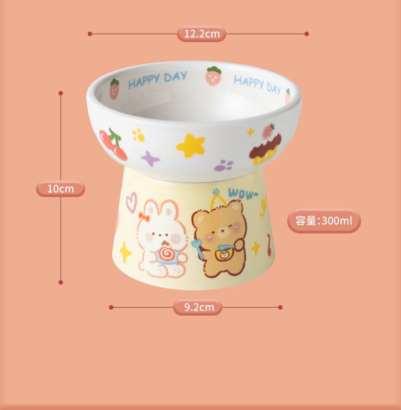 【猫碗】韩国童趣卡通碗12.2cm*10cm