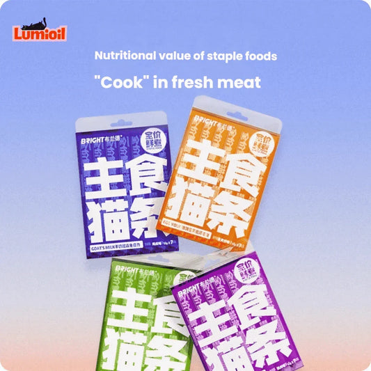 BRIGHT Fresh-Cooked Functional Staple Wet Cat Treats 12g*7