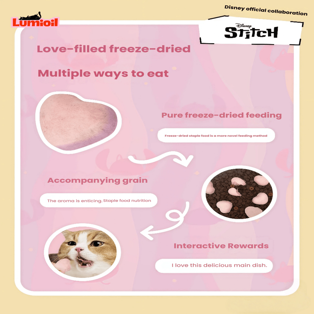 Alfie&Buddy Stitch Heartwarming Couple Cat Freeze-Dried 10g*15