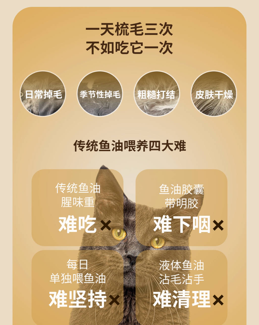 BRICHT布兰德高纯鱼油omega3全价主食冻干180g【60g*3】