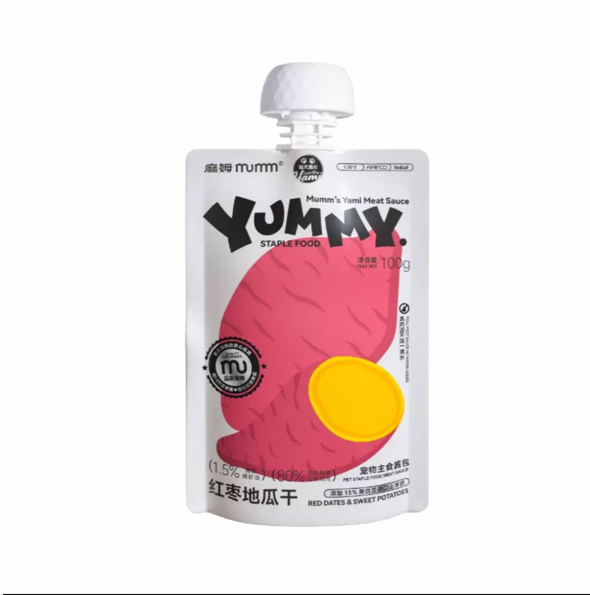MUMM麻姆全价主食酱包犬猫通用100g