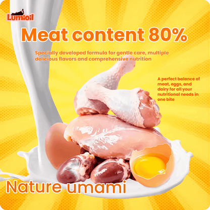 NiYa Delicious Egg Yolk Cake Wet Cat Food 55g*6