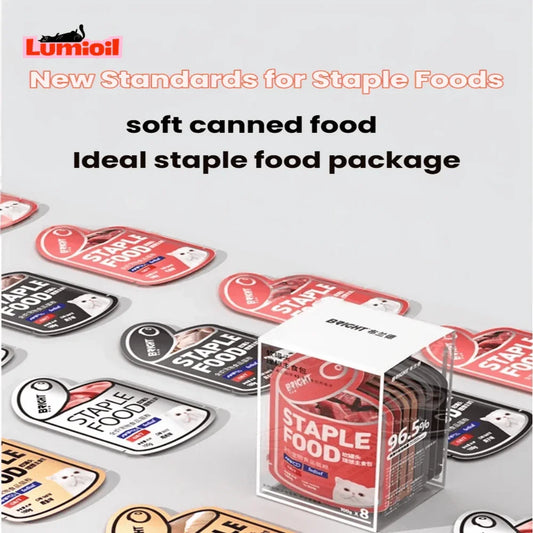 BRIGHT Ideal Staple Soft Canned Food Wet Cat Food 100g*8