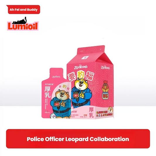 Alfie&Buddy Cheetah Officer Lactose-Free Creamy Milk Wet Cat Treats