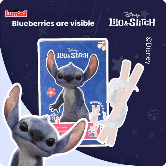 Alfie&Buddy Stitch Blueberry Milk Bar Dry Cat Treats 5g*4