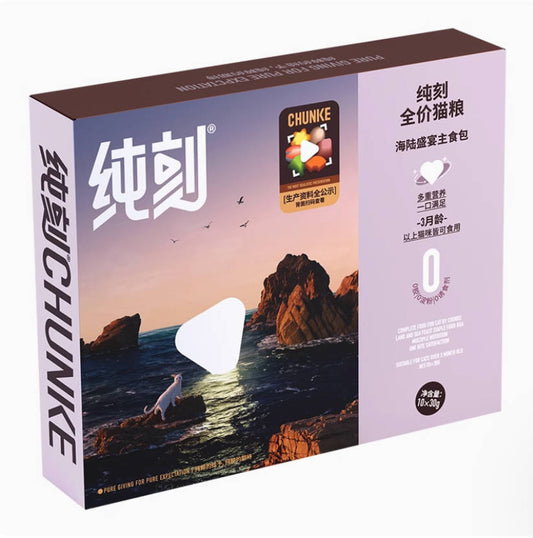 CHUNKE纯刻主食餐包成猫幼猫通用30g*10/盒