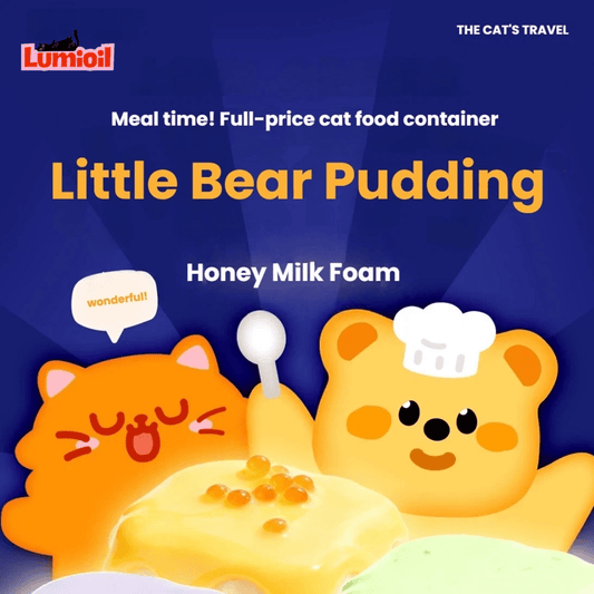 THE CAT'S TRAVEL Bear Pudding Wet Cat Food 40g*6