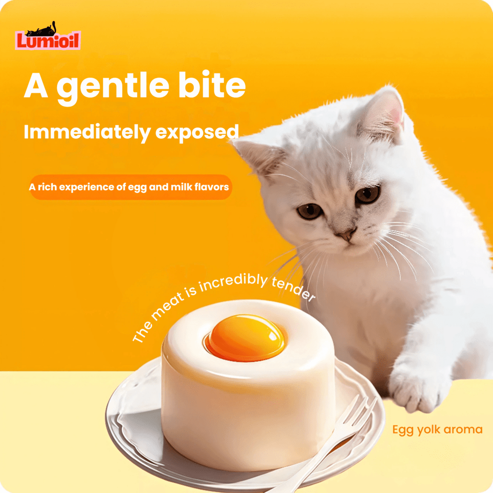 NiYa Delicious Egg Yolk Cake Wet Cat Food 55g*6