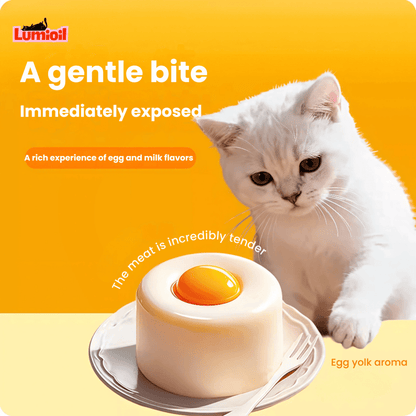 NiYa Delicious Egg Yolk Cake Wet Cat Food 55g*6