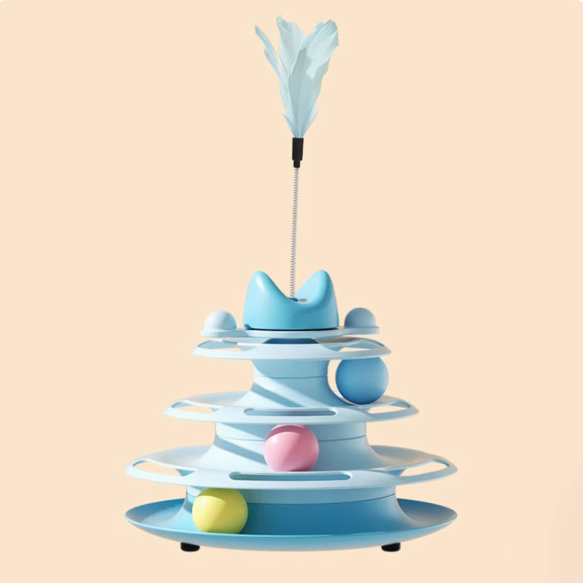 猫玩具自嗨解闷转盘球