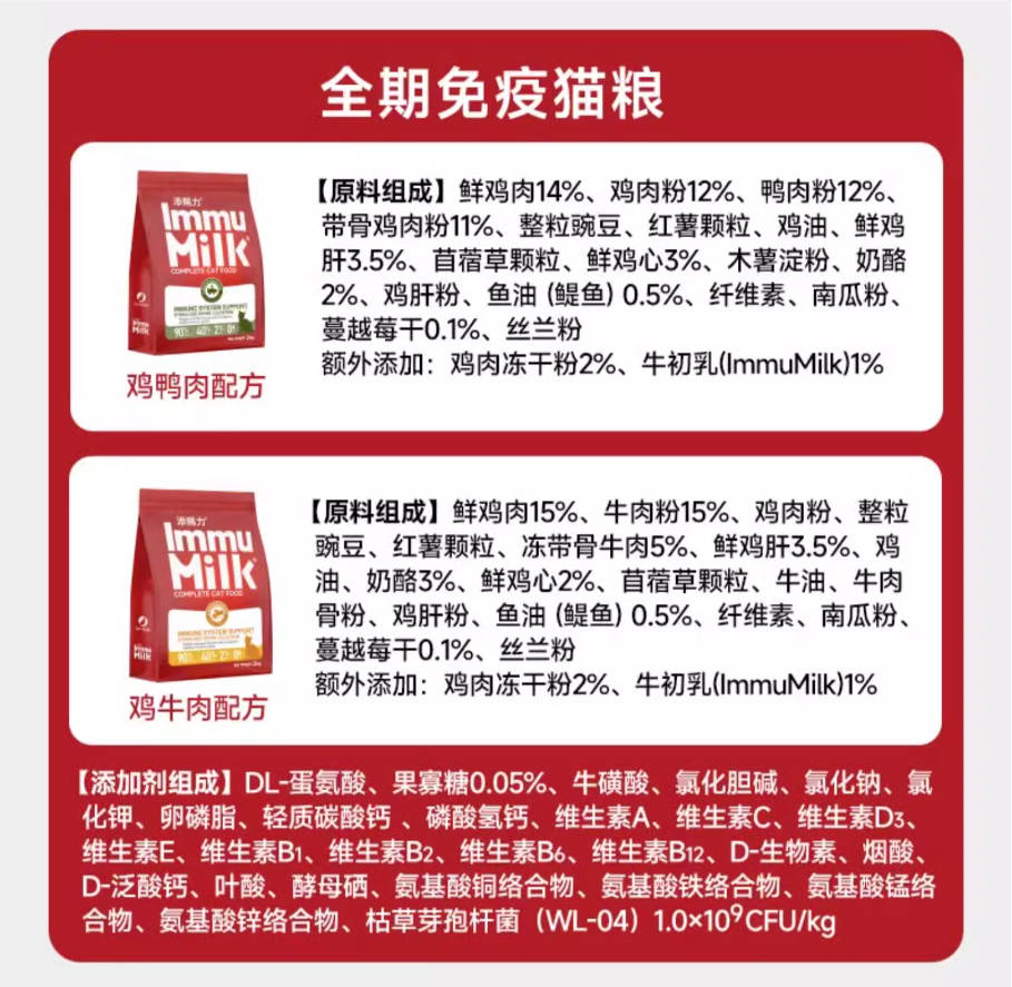 【增强免疫】添赐力全价免疫猫粮