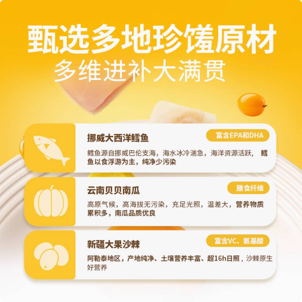 The Cat's Travel猫儿游记荷包蛋功能主食冻干【三个口味】24g