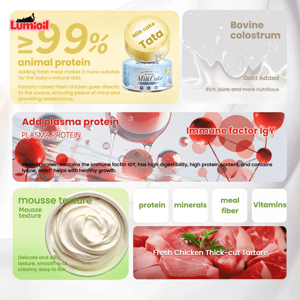 NiYa Milk Cake Tartar Staple Canned Food Wet Cat Food