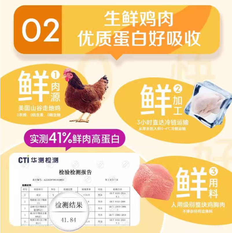 素力高鲜肉鸡猫粮成猫粮高蛋白猫主粮12磅(5.4kg）