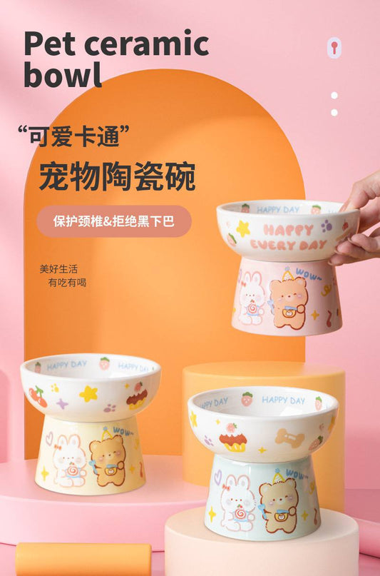 【猫碗】韩国童趣卡通碗12.2cm*10cm