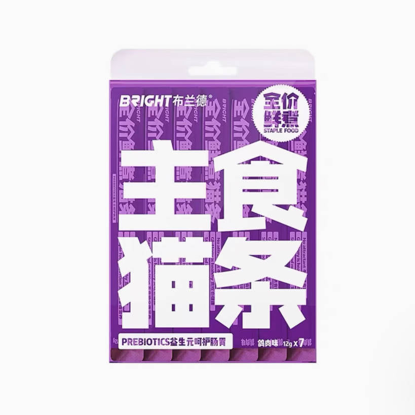 布兰德猫条全价主食级功能猫条12g*7