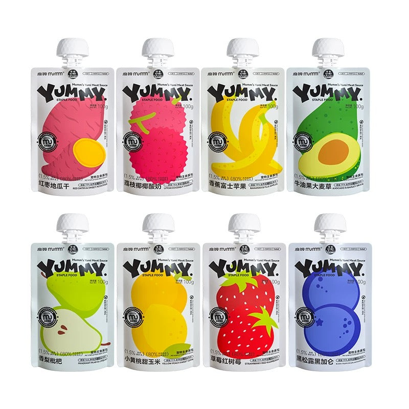 MUMM麻姆全价主食酱包犬猫通用100g