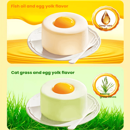 NiYa Delicious Egg Yolk Cake Wet Cat Food 55g*6