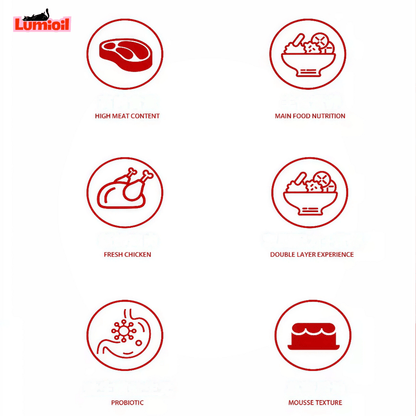 NiYa Sweet Kitchen Double-Layer Tartar Wet Cat Food