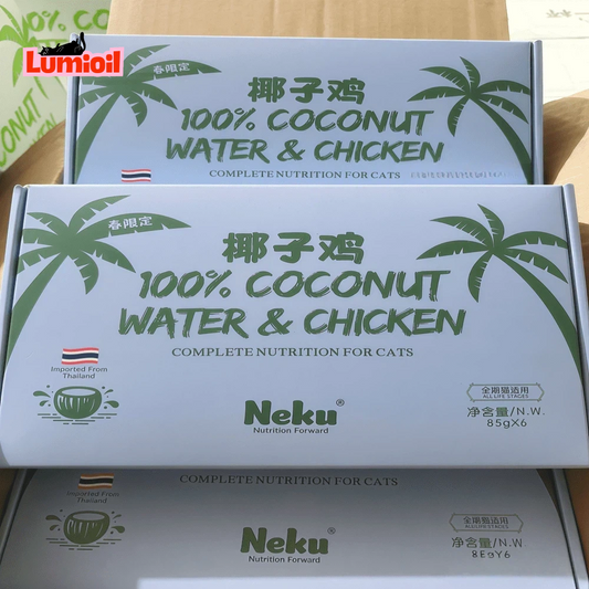 Neku Coconut Water Chicken Wet Cat Food 85g/85g*6