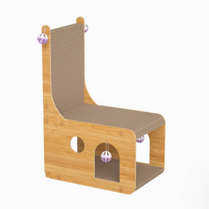 猫窝磨爪睡觉二合一【仅适合幼猫小体猫】尺寸60cm*40cm*23cm