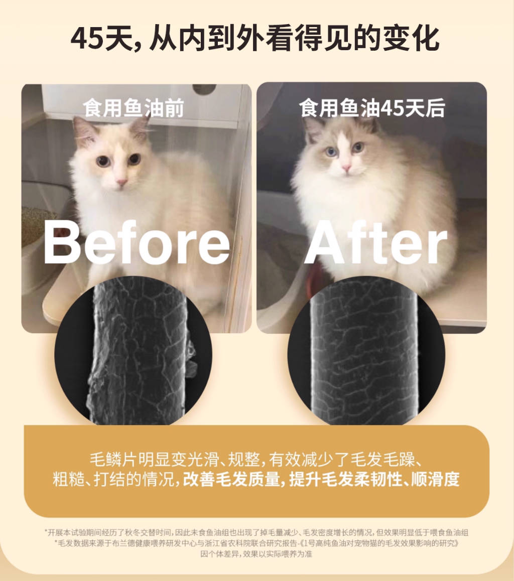 BRICHT布兰德高纯鱼油omega3全价主食冻干180g【60g*3】