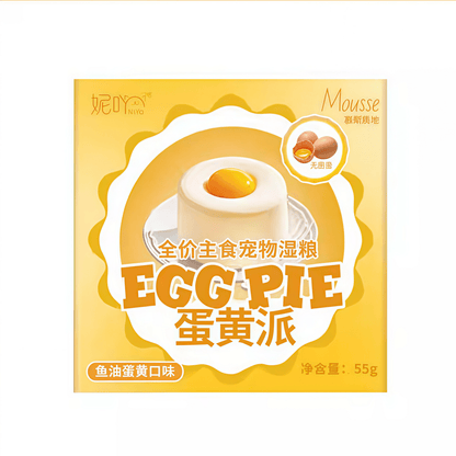 NiYa Delicious Egg Yolk Cake Wet Cat Food 55g*6