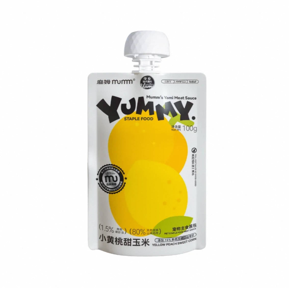 MUMM麻姆全价主食酱包犬猫通用100g