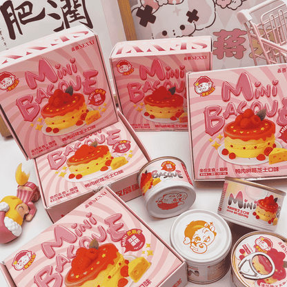 SENXI Mini Double-Layer Basque Cake Wet Cat Food