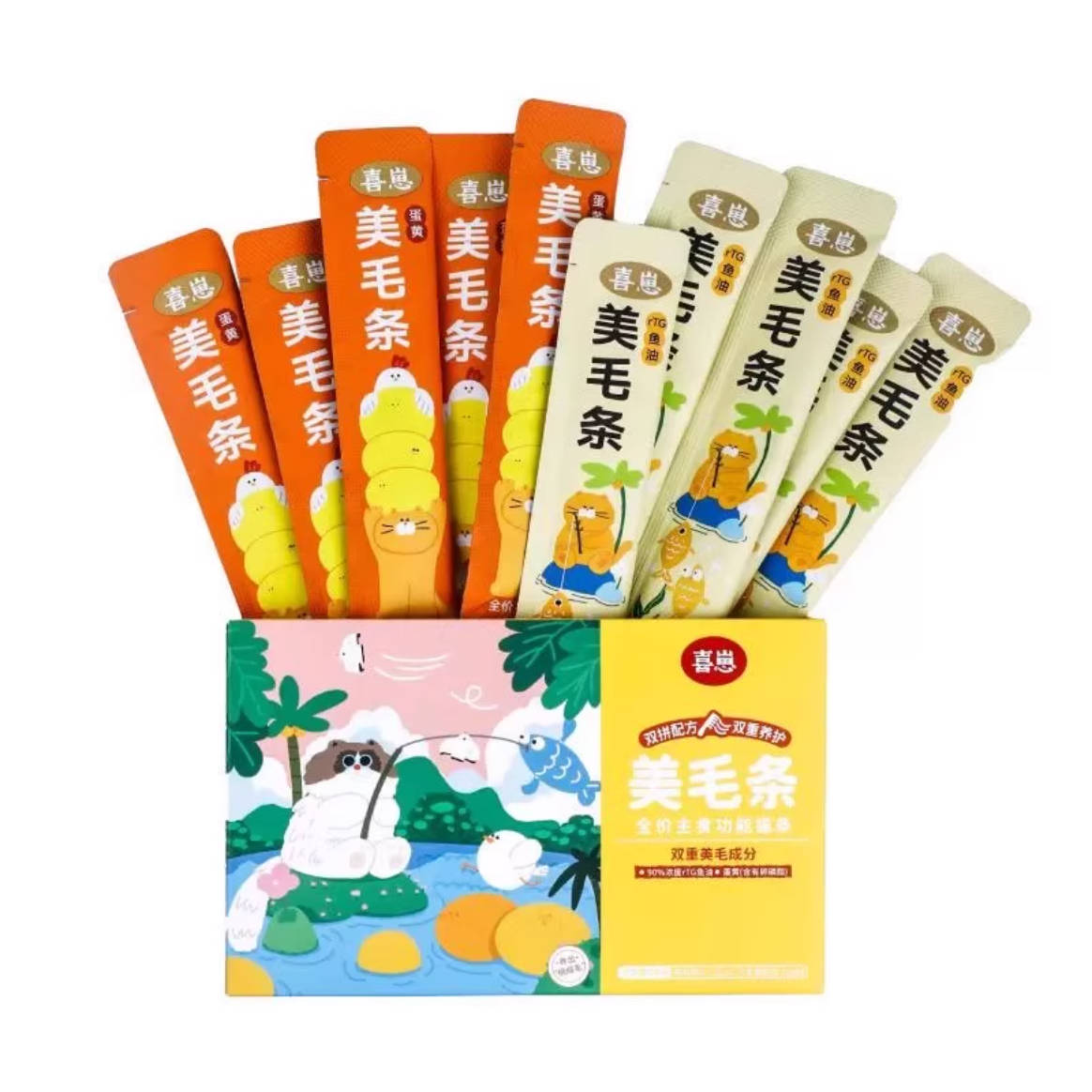 XiZai喜崽双拼主食猫条12g*12/盒