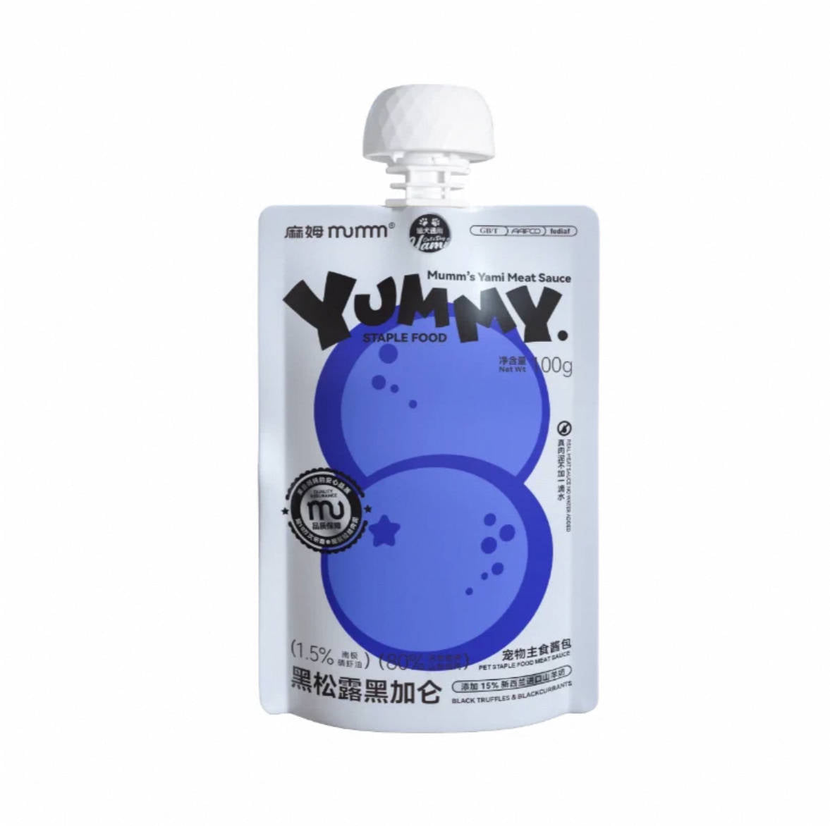 MUMM麻姆全价主食酱包犬猫通用100g