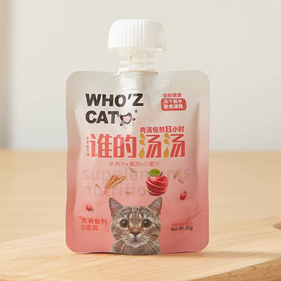 whozcat谁的猫谁的汤汤猫零食汤包50g