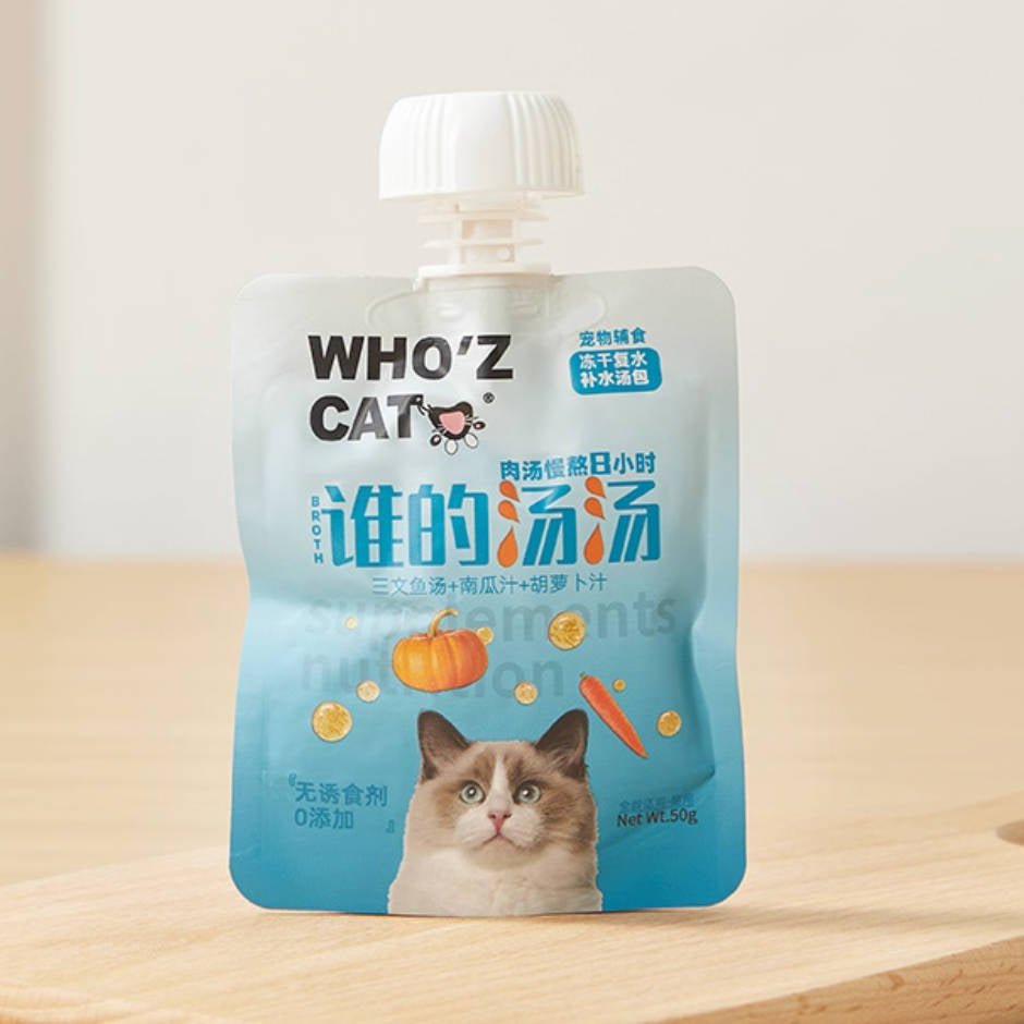 whozcat谁的猫谁的汤汤猫零食汤包50g