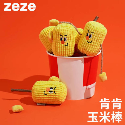 zeze玉米棒木天蓼洁齿猫薄荷磨牙棒自嗨猫玩具